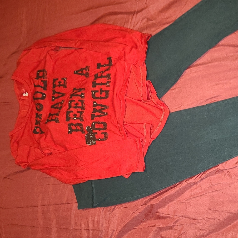 Red Camel girls long sleeve outfit sz L